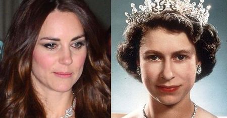 Kate w ślubnym naszyjniku Elżbiety II!