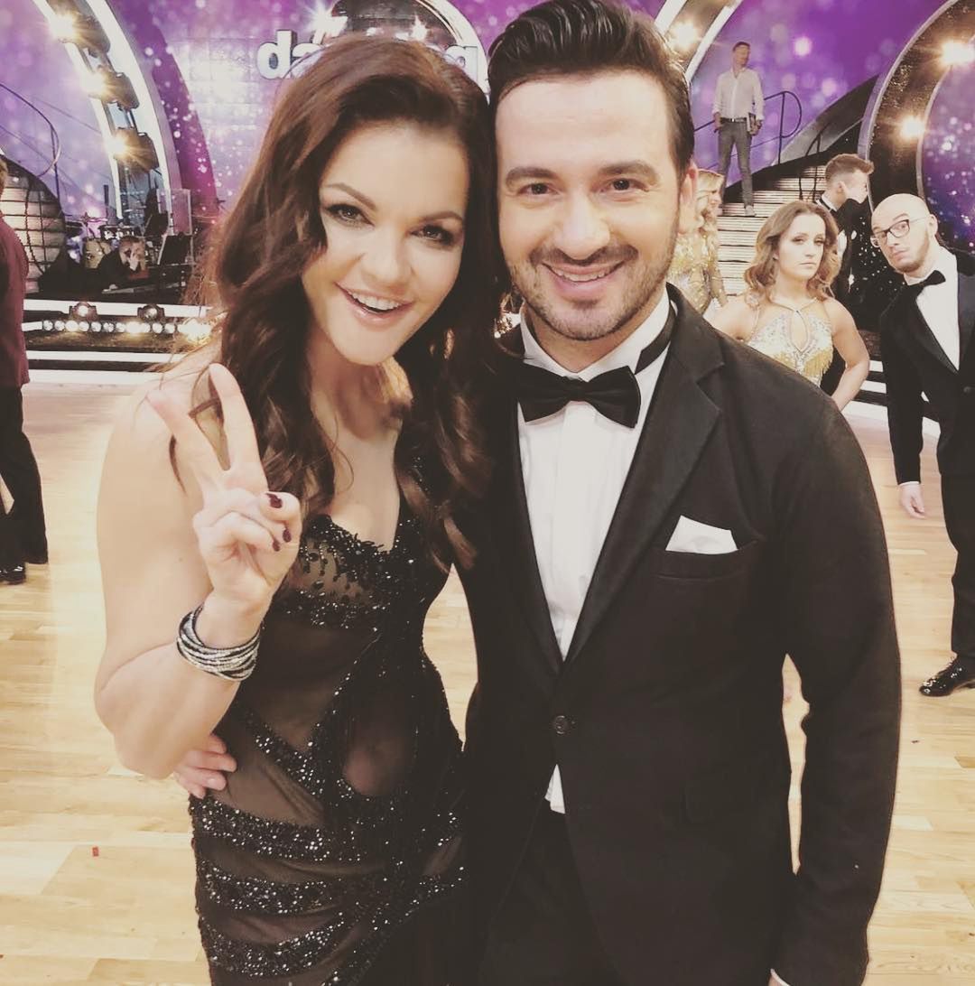 Stefano Terrazzino i Agnieszka Radwańska