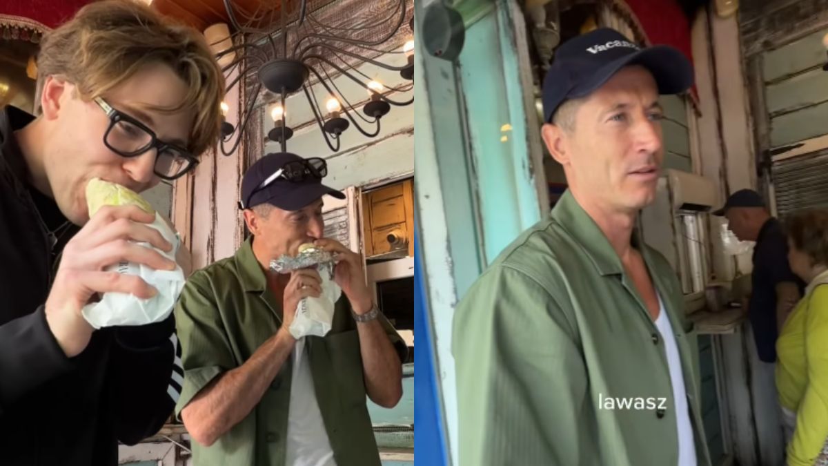 Robert Lewandowski skusił się na kebab