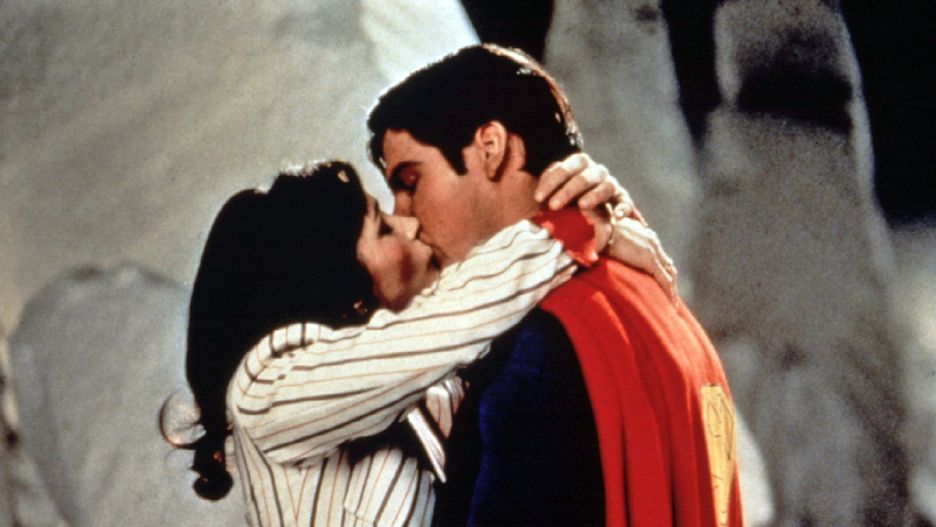 Christopher Reeve, Margot Kidder; kadr z filmu "Superman"