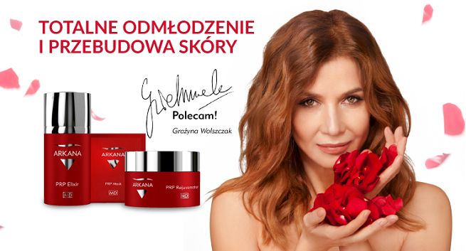 Grażyna Wolszczak promuje Arkana Cosmetics