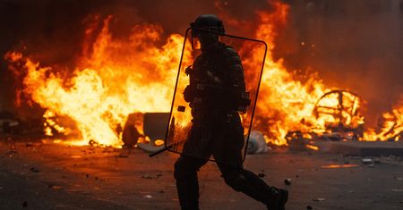 Francja w ogniu. Wstrząsające nagrania