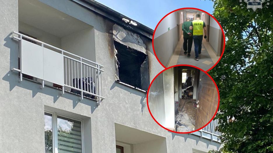29-latek odpowie za podpalenie mieszkania