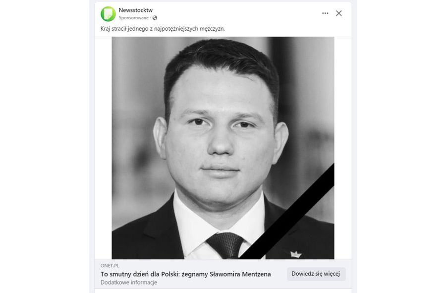 Sławomir Mentzen o wpisie na Facebooku