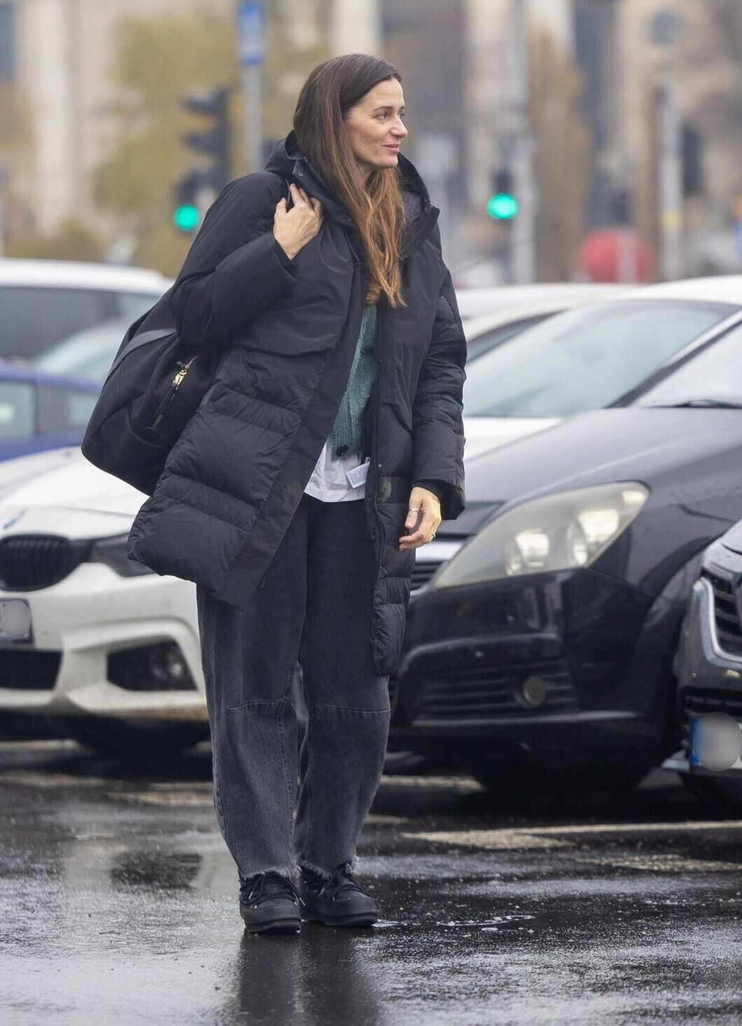 Agnieszka Grochowska z tajemniczym przyjacielem (?)