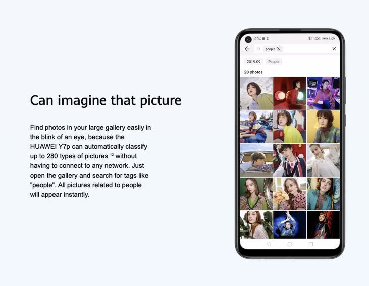 Huawei Y7p oficjalnie. Ma nietypową obudowę i funkcję wyszukiwania zdjęć po tagach 4