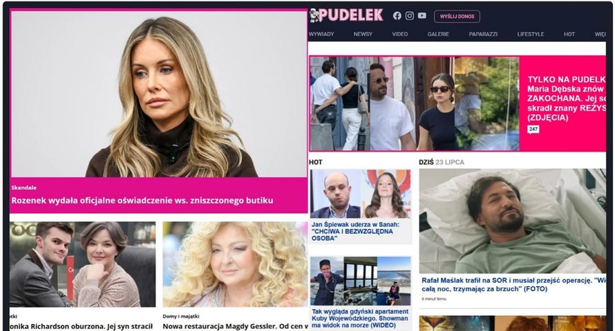 Pudelek szybko zdetronizowany. Plotek i "Super Express" mocno w górę