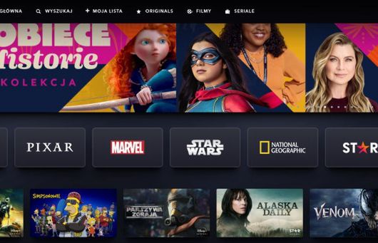 Aplikacja Disney+ na dekoderach Polsat Box
