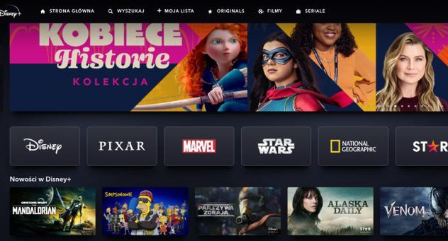 Aplikacja Disney+ na dekoderach Polsat Box