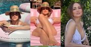 Wiecznie młoda Jennifer Lopez pręży się w bikini nad basenem niczym rasowa kocica. Fajnie uczciła Dzień Pamięci? (ZDJĘCIA)