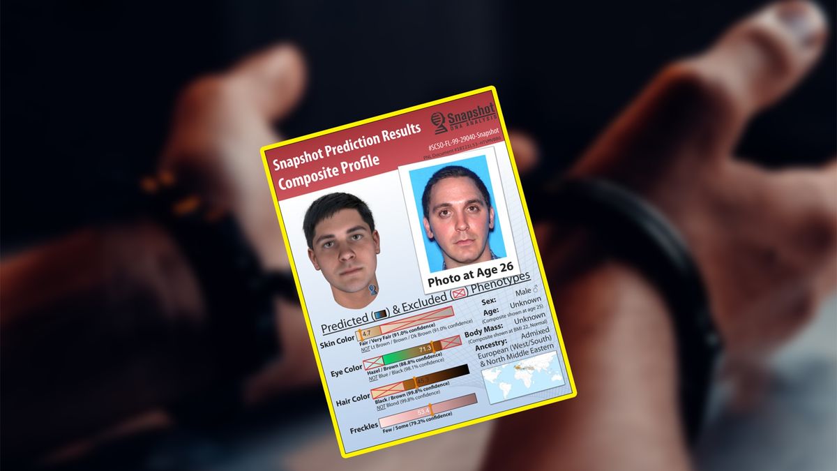 Dzięki komputerowemu portretowi na bazie DNA, udało się aresztować tego przestępcę.