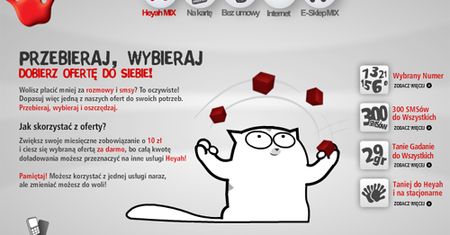 Przebieraj. Wybieraj - nowa promocja Heyah Mix