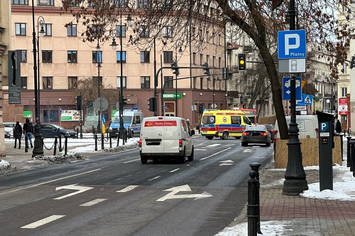 Kierowca volkswagena potrącił rowerzystę na skrzyżowaniu w centrum Lublina