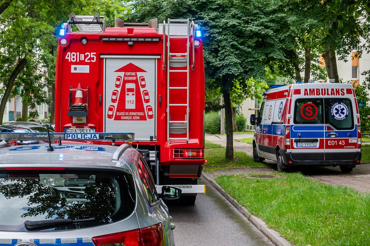 Radlin: Zderzenie opla ze skuterem na DK 74. Jedna osoba ranna