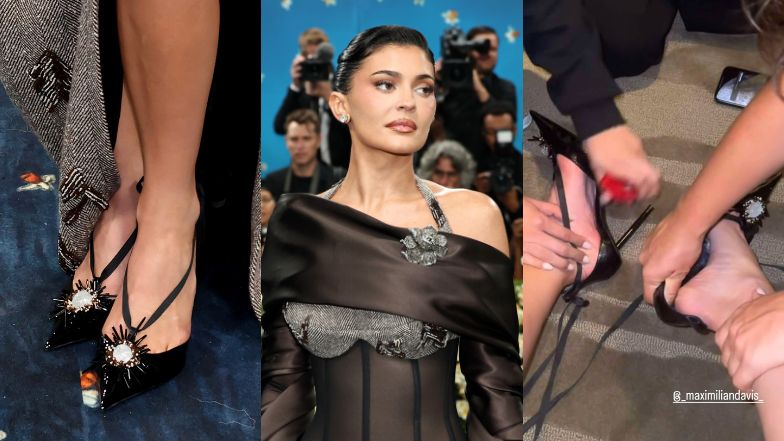 Kylie Jenner utknęła w designerskich butach za 3,5 tys zł