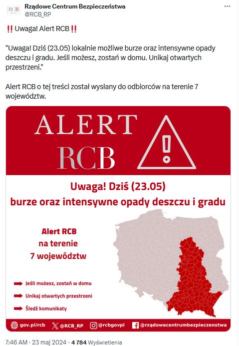Alert RCB