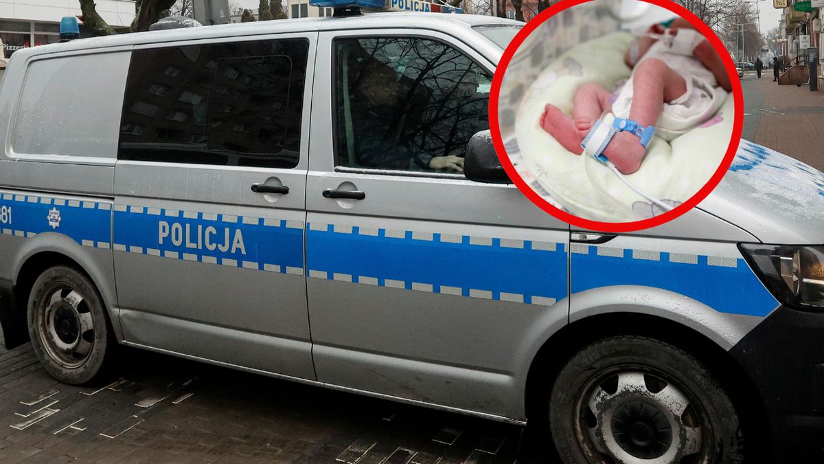 Policjanci odnaleźli dwutygodniowe dziecko w pustostanie
