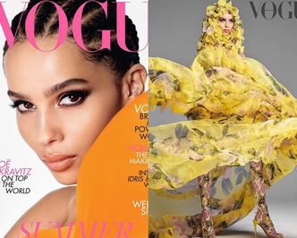 Olśniewająca Zoe Kravitz pozuje dla "Vogue'a" w kreacjach haute couture