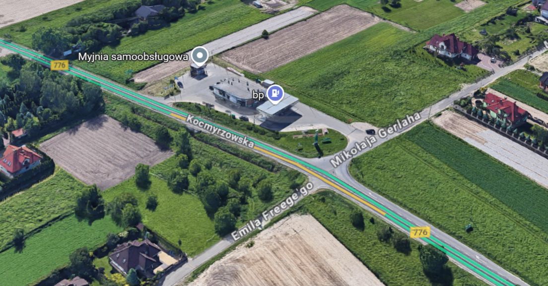 Do zdarzenia doszło na stacji paliw przy ul. Kocmyrzowskiej