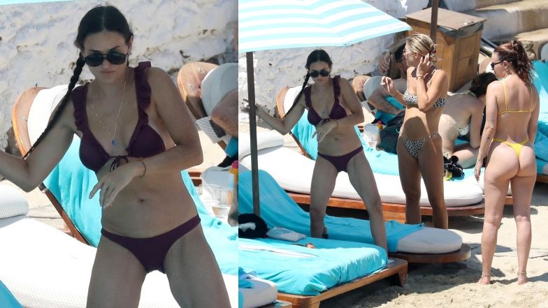 Demi Moore z córką na Mykonos