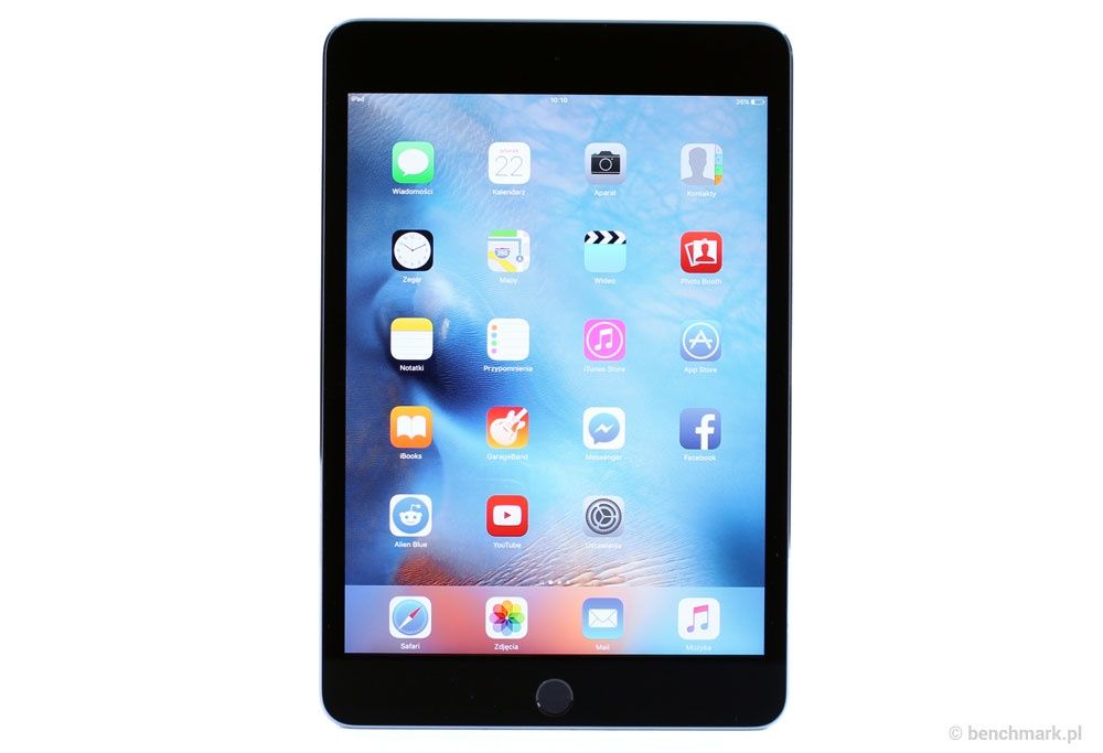 iPad mini 4 - przód urządzenia
