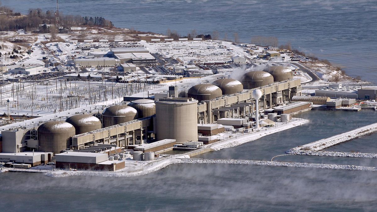 Na zdjęciu elektrownia jądrowa Pickering w kanadyjskiej prowincji Ontario