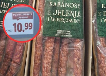Trafiłam w Lidlu na kabanosy z jelenia za 11 złotych. Spojrzałam na skład i już wiem, czy warto