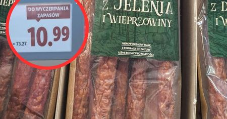 Trafiłam w Lidlu na kabanosy z jelenia za 11 złotych. Spojrzałam na skład i już wiem, czy warto
