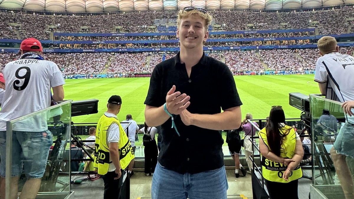 Finn Agostinelli na PGE Narodowym w Warszawie