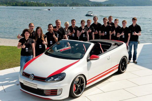 Volkswagen Golf GTI Cabrio Austria zaprezentowany nad jeziorem Wörthsee