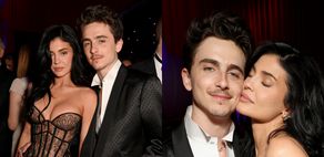 Kylie Jenner i Timothée Chalamet EPATUJĄ miłością na oscarowej imprezie "Vanity Fair"