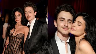 Kylie Jenner i Timothée Chalamet EPATUJĄ miłością na oscarowej imprezie "Vanity Fair"