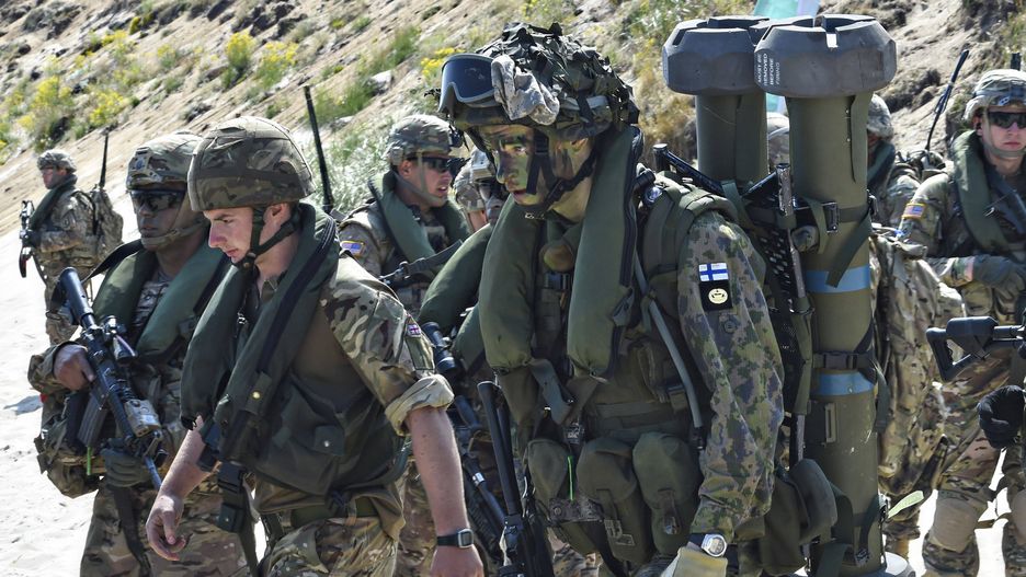 British and Finish Marines During BALTOPSJune 13, 2015 - Ravlunda, Sweden - Royal British Marines and Marines from Finland during the annual NATO multinational BALTOPS exercise June 13, 2015 in Ravlunda, Sweden.,Image: 260835081, License: Rights-managed, Restrictions: , Model Release: no, Credit line: Msc3 Timothy M. Ahearn / Zuma Press / ForumMsc3 Timothy M. Ahearn / Zuma Press / ForumFinish, Finland, Royal, British, Marines, army, soldier, soldiers, Baltic, allies, BALTOPS, BDU, training, exercise, combat, security, patrol, military, armed, forces, day, outdoors, automatic, weapon, rifle, NATO, Europe, European, Ravlunda, Sweden, horizontal, DOD, zselect, zagency, zwire, Finland_Marines_29153.JPG, zarchive, 20150613_zaa_p138_019.jpg, category_code_new