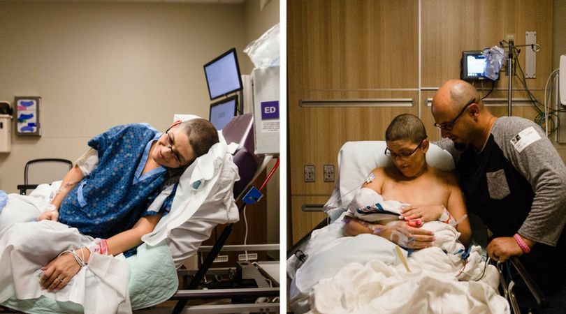  Chorująca na raka piersi kobieta urodziła zdrowe dziecko. "Musiałam przejść amputację piersi, cesarkę, chirurgiczne wycięcie jajowodu, 16 chemioterapii"
