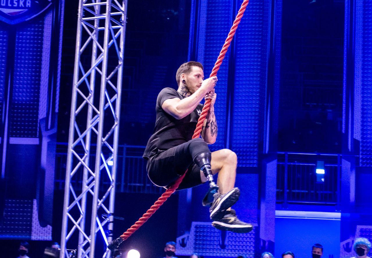 Sylwester Wilk w "Ninja Warrior"