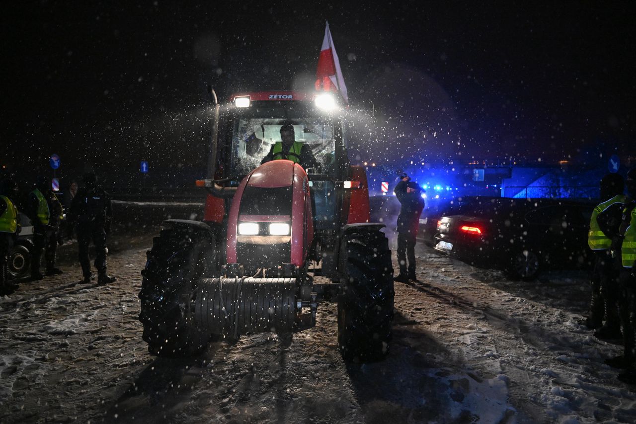 Protest i blokada na polsko-ukraińskim przejściu granicznym w Medyce