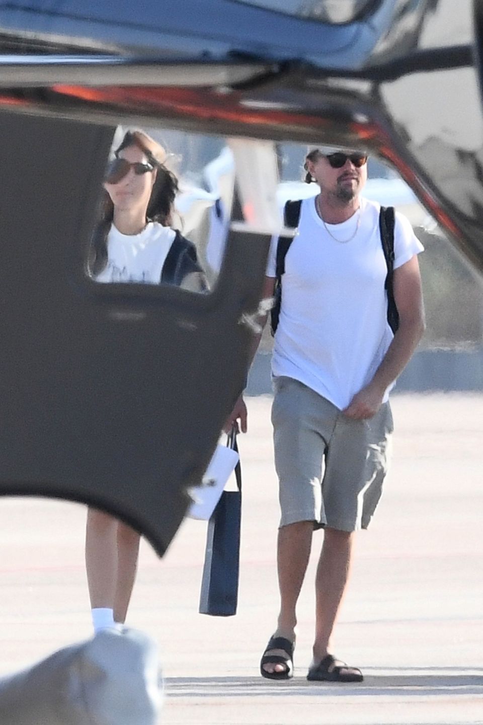 Leonardo DiCaprio z ukochaną jachcie Jeffa Bezosa