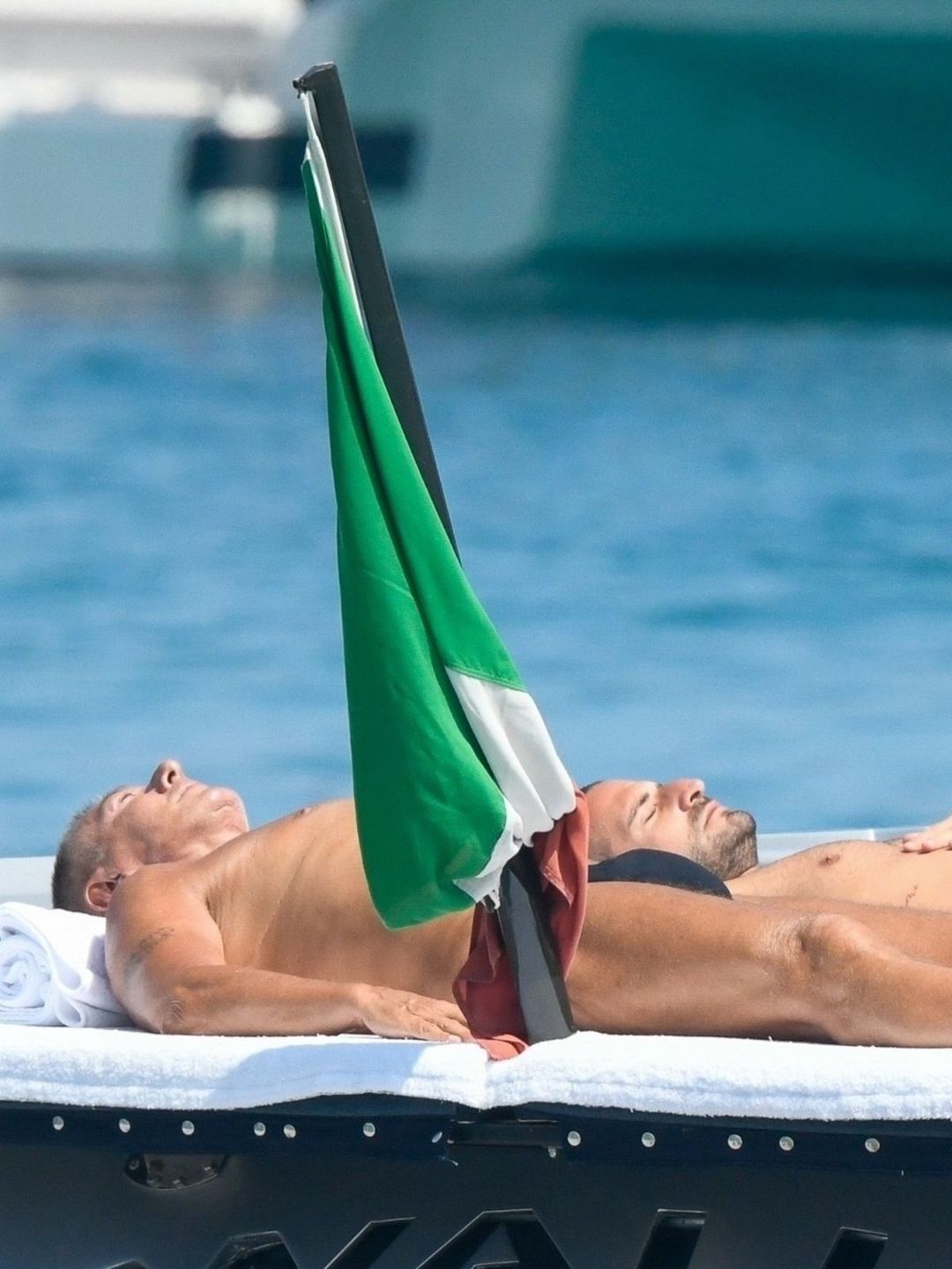 Stefano Gabbana z towarzyszem