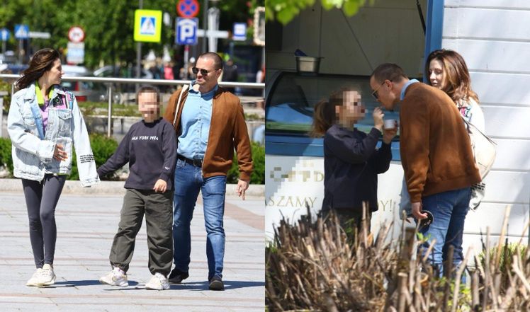 Marcin Hakiel "przyłapany" w Sopocie z Dominiką i córką.