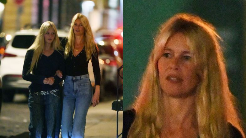 Claudia Schiffer zabrała nastoletnią córkę na kolację w Nowym Jorku. Cała mama? (ZDJĘCIA)