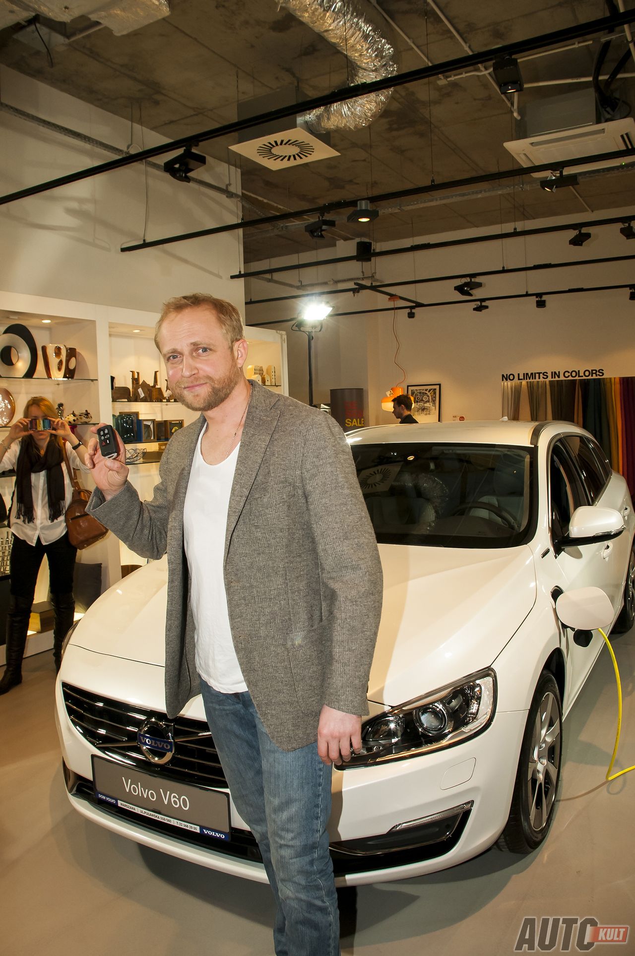 Piotr Adamczyk, ambasador firmy Volvo