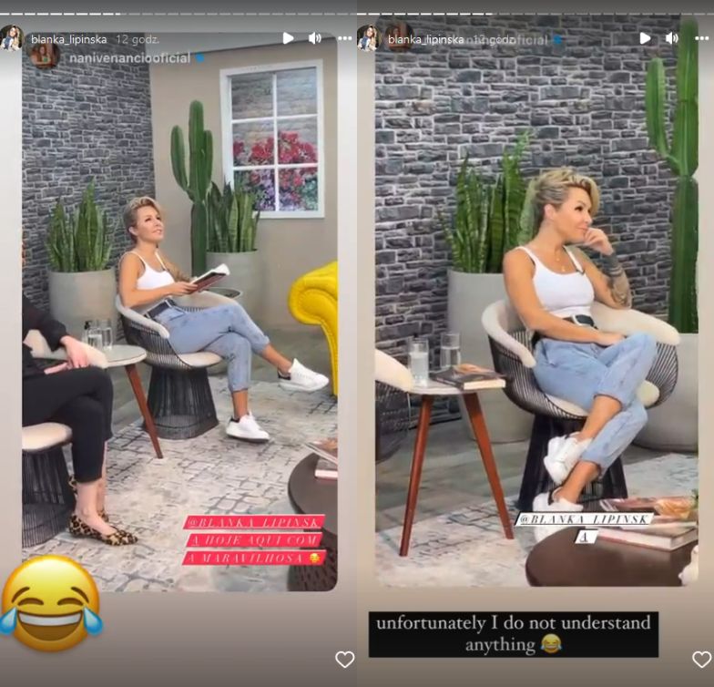 Blanka Lipińska wystąpiła w brazylijskiej telewizji