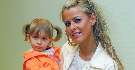 Mandaryna na zdjęciu z Fabienne. Nie wiadomo, która to mama, a która córka