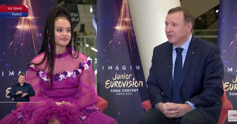 Eurowizja Junior 2021. Jacek Kurski zachwala występ Sary Egwu-James
