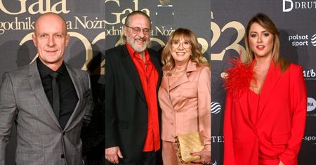 Gala Tygodnika "Piłka Nożna": Szymon Marciniak z żoną, Karolina Szostak, Iwona Lewandowska z partnerem... (ZDJĘCIA)