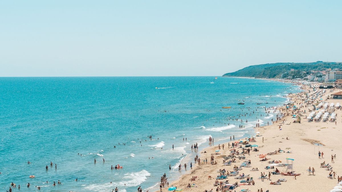 Plaża w miejscowości Obzor w Bułgarii