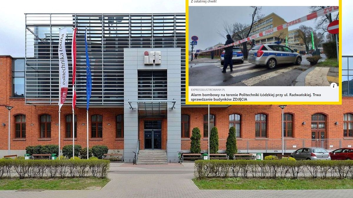 Alarm bombowy na łódzkiej politechnice 