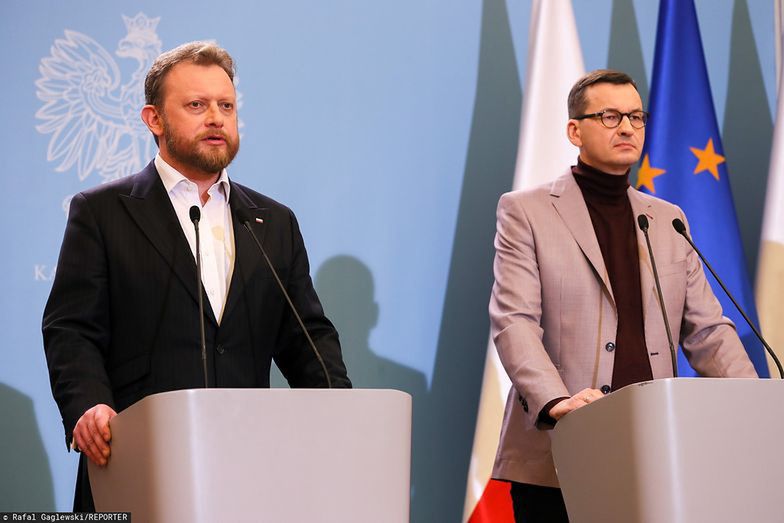 Mateusz Morawiecki i Łukasz Szumowski