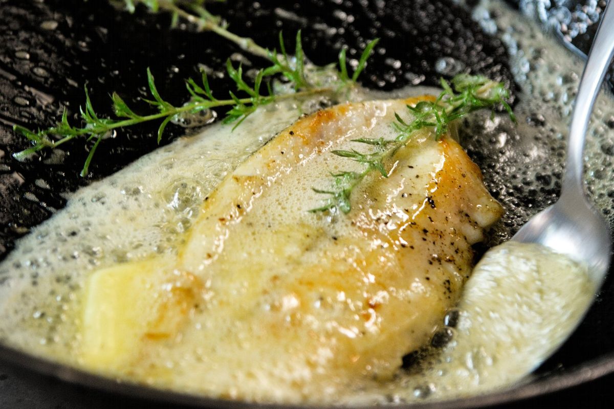 Fish fried in clarified butter will take on a nutty flavor.