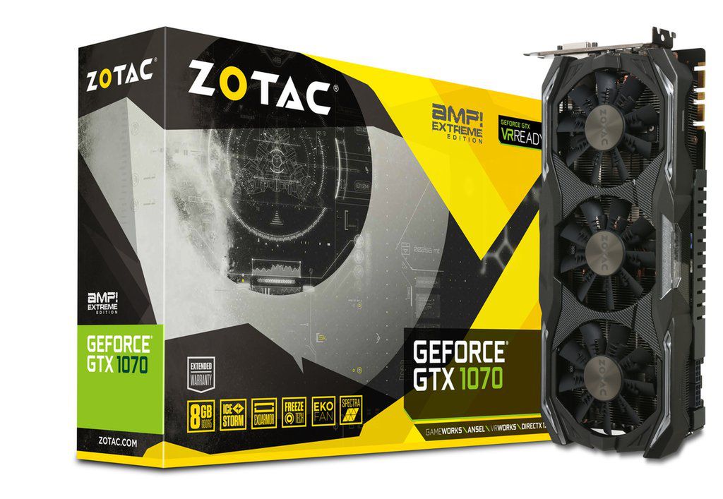 Zotac GeForce GTX 1070 AMP Extreme: maksymalnie podkręcony i schłodzony Pascal 1